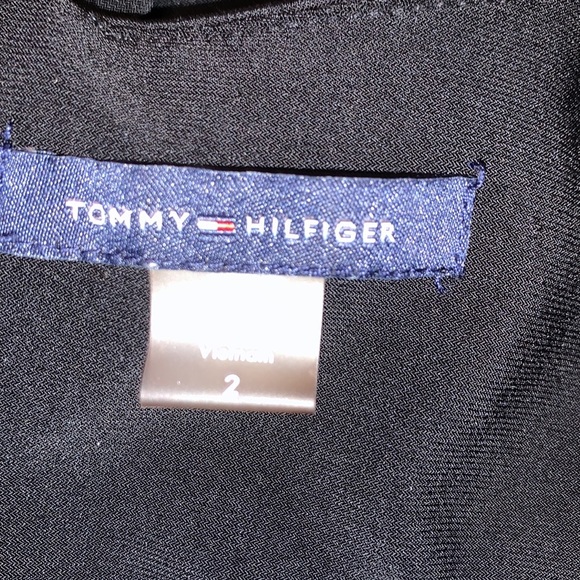 Tommy Hilfiger Black Bell Sleeve Sheath Dress - Picture 9 of 11